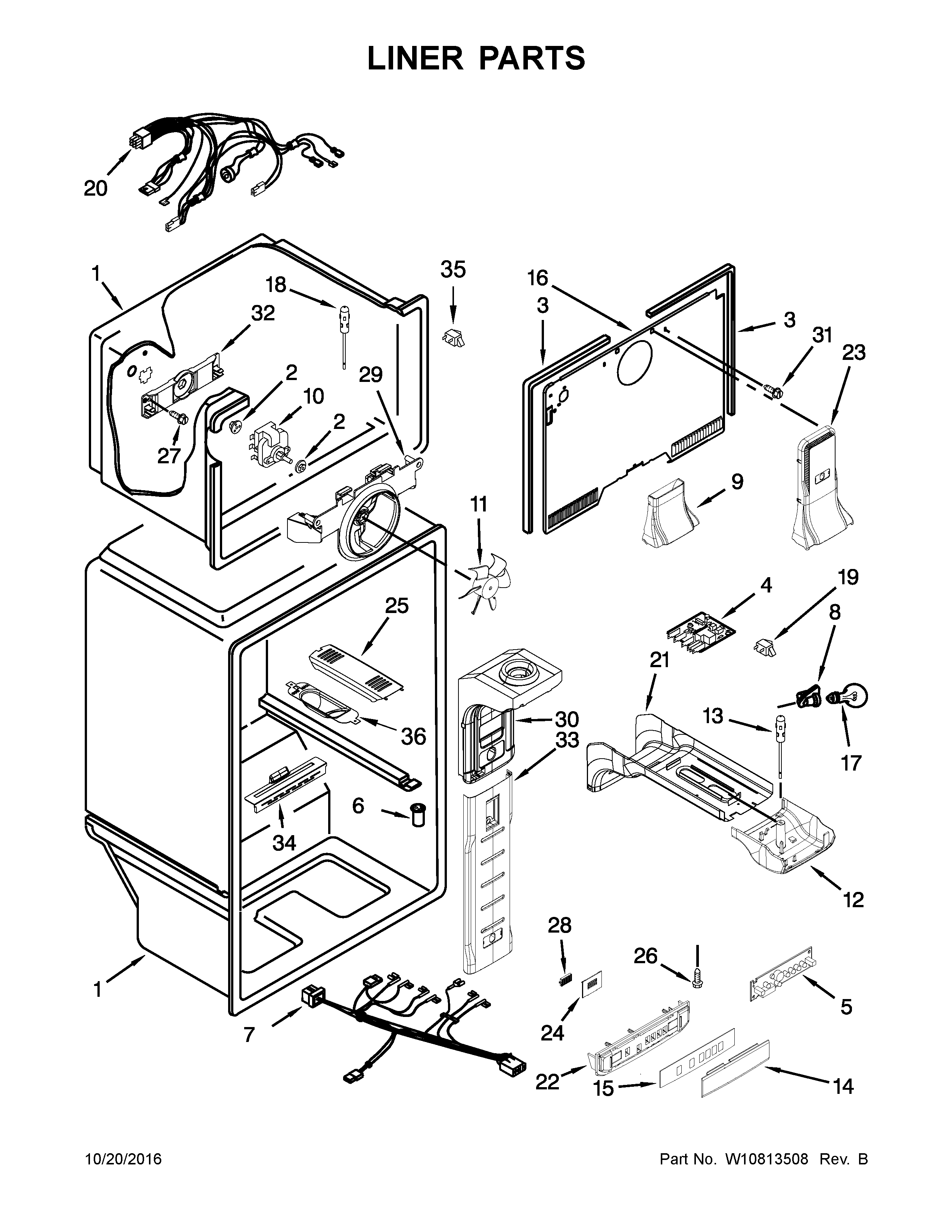 Liner parts