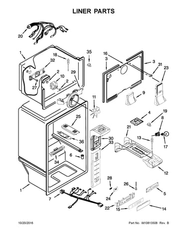 Liner parts