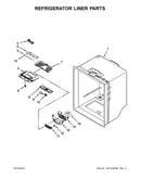 Refrigerator liner parts