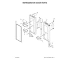 Maytag MFF2558FEW00 refrigerator door parts diagram