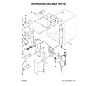 Maytag MFI2269FRZ02 refrigerator liner parts diagram