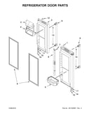 Refrigerator door parts