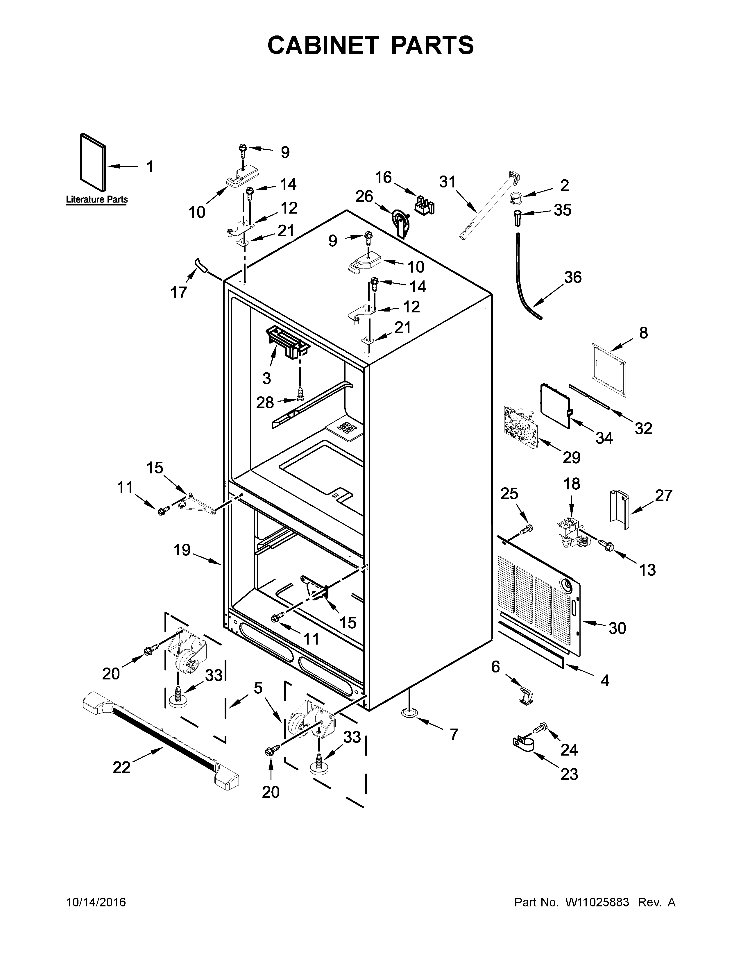 CABINET PARTS