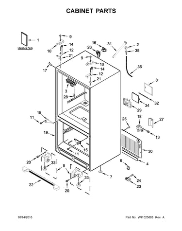 Cabinet parts
