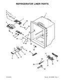 Refrigerator liner parts