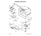 Maytag MBR1957FEZ01 freezer liner parts diagram