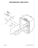 Refrigerator liner parts