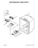 Refrigerator liner parts