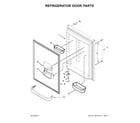 Maytag MBL1957FEZ01 refrigerator door parts diagram