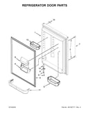 Refrigerator door parts