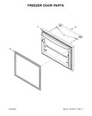 Freezer door parts