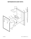 Refrigerator door parts