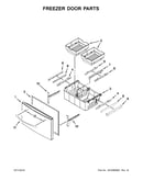 Freezer door parts