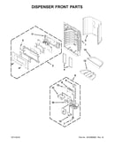 Dispenser front parts