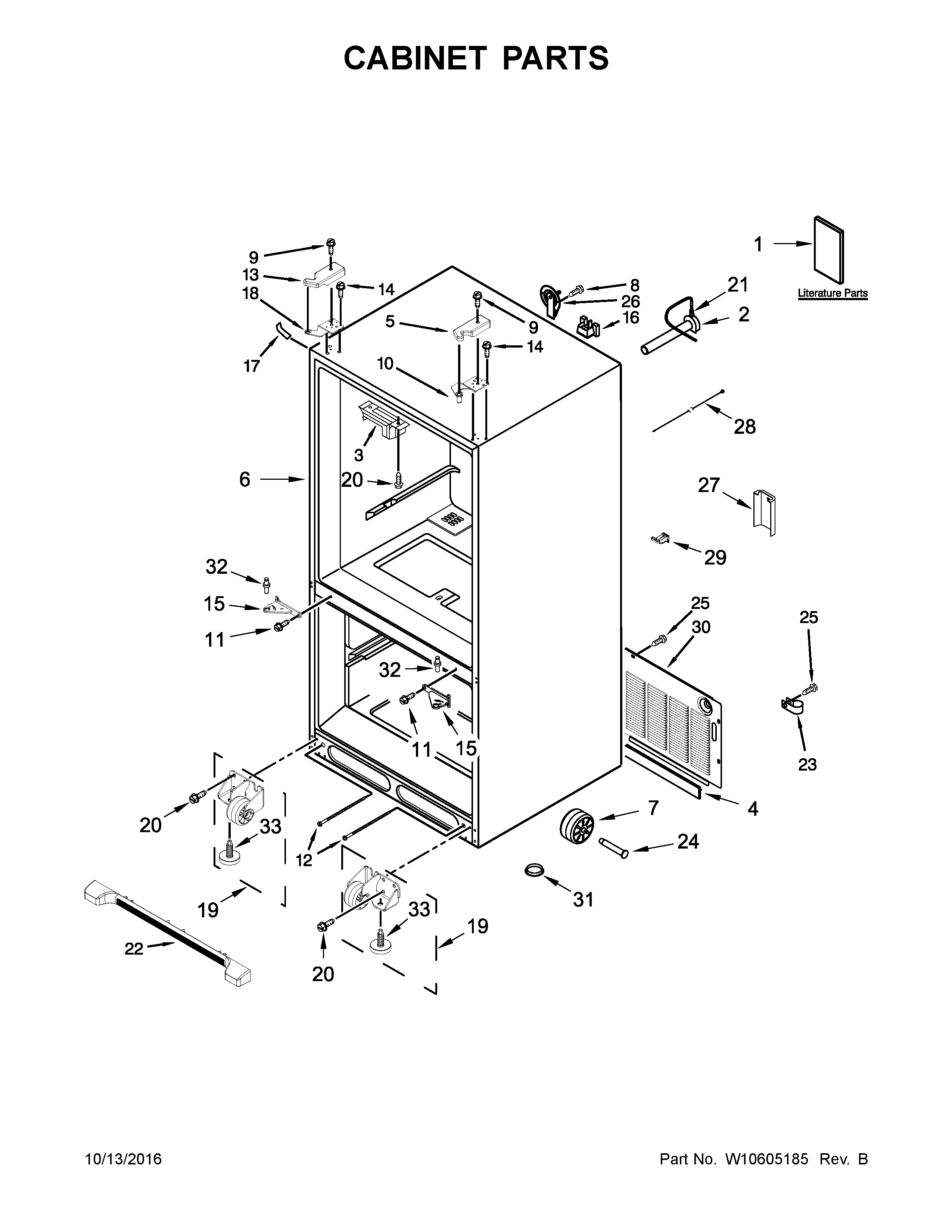 Cabinet parts