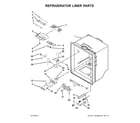 KitchenAid 5KBFS20EAX01 refrigerator liner parts diagram