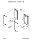 Refrigerator door parts