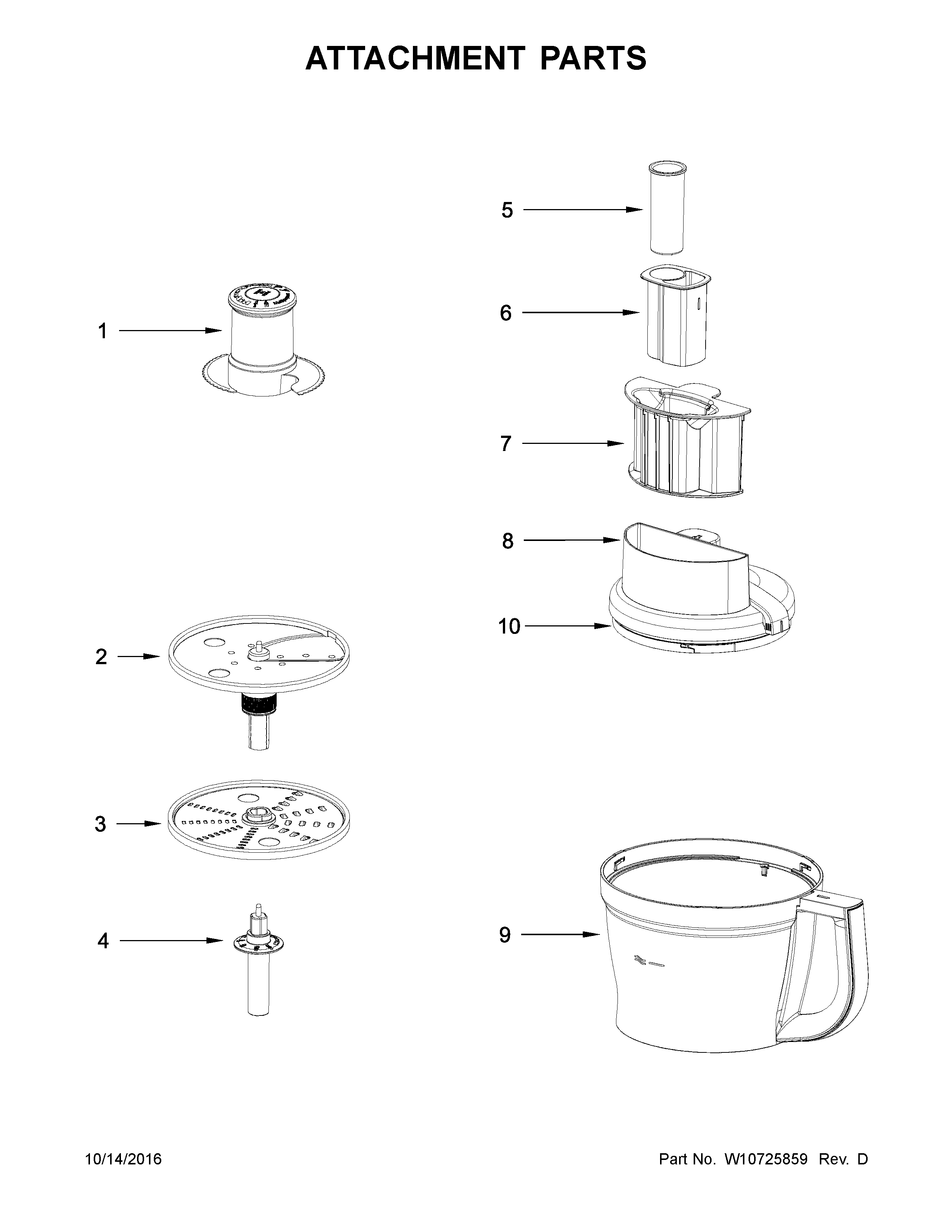 Attachment parts
