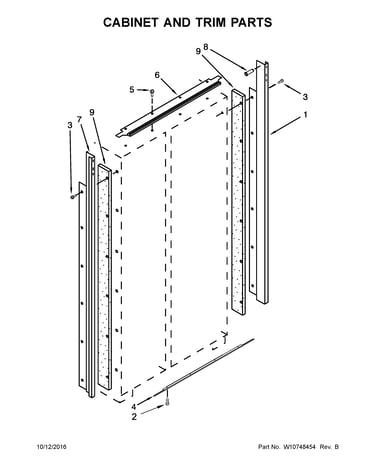 Cabinet and trim parts