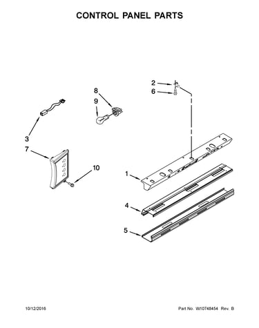 Control panel parts