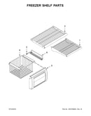 Freezer shelf parts