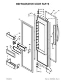 Refrigerator door parts