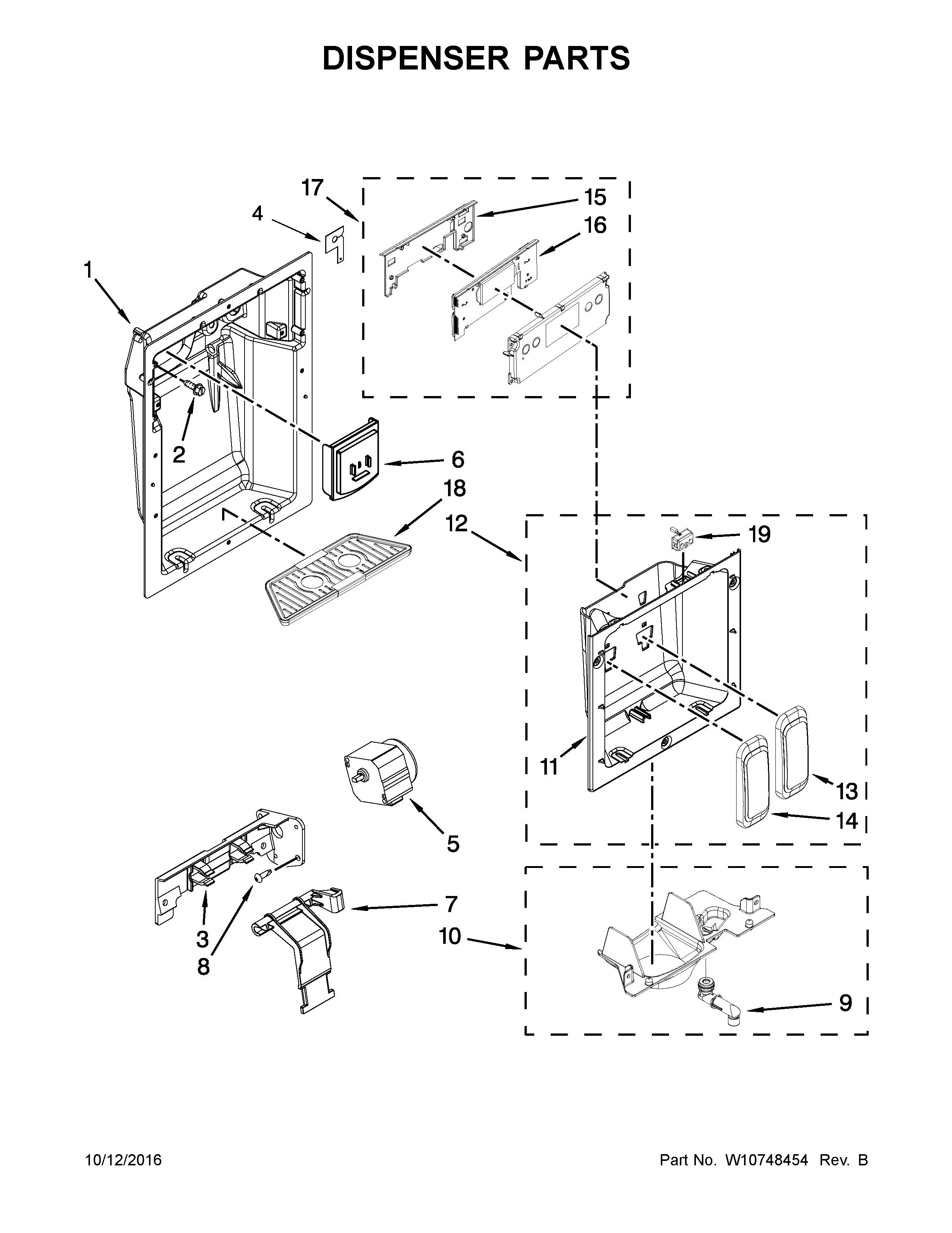 DISPENSER PARTS