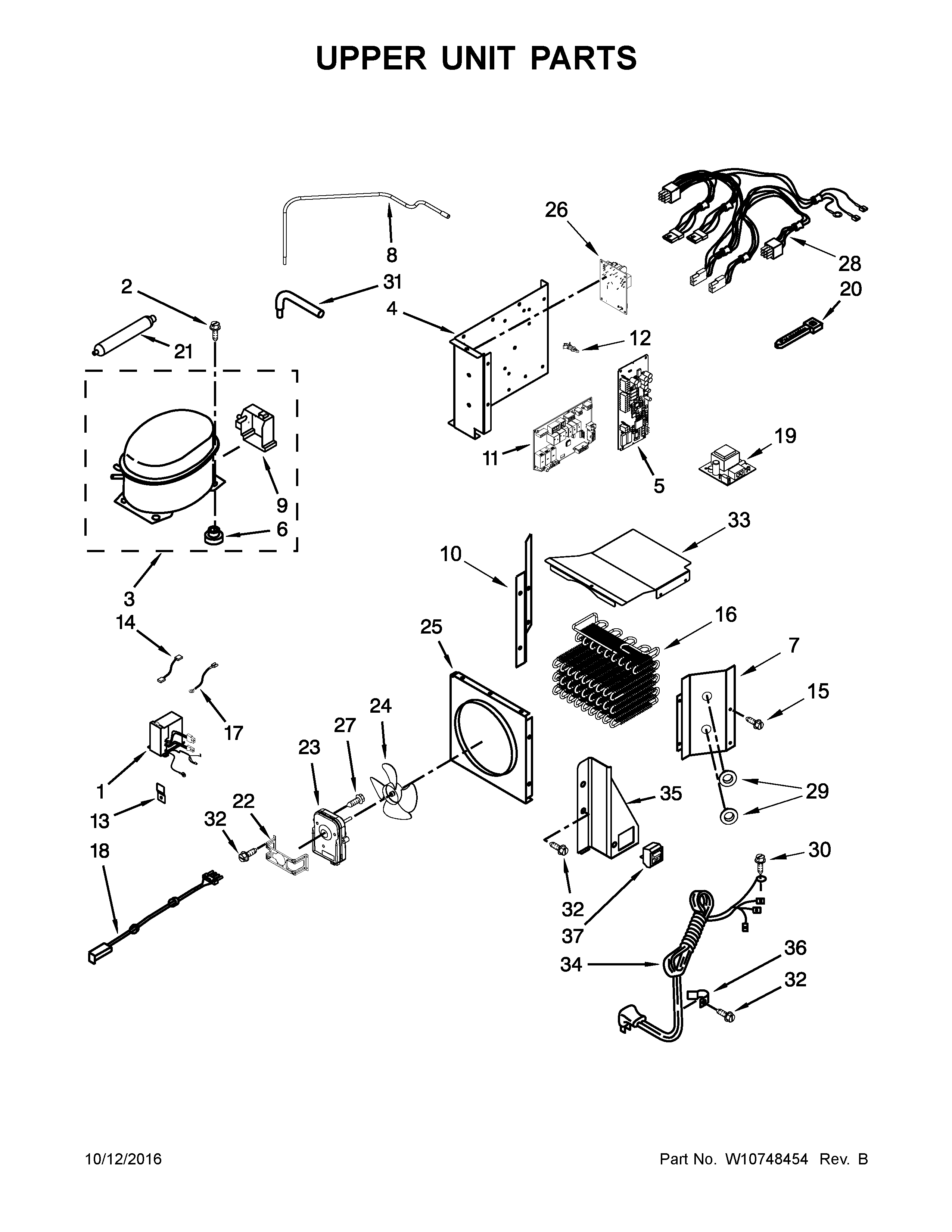 UPPER UNIT PARTS