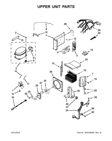 Upper unit parts