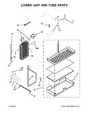 Lower unit and tube parts