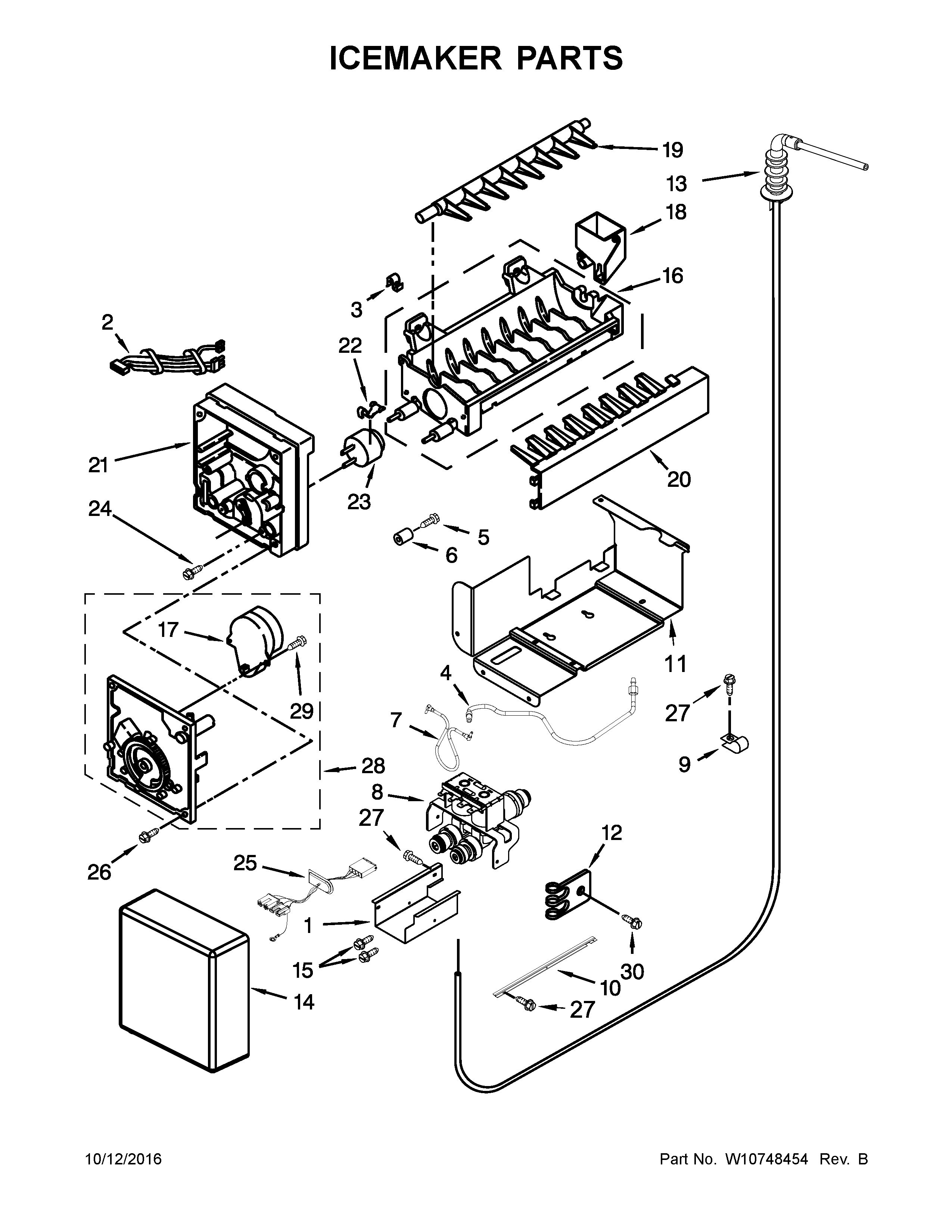 Icemaker parts