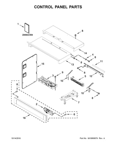 Control panel parts