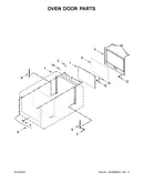 Oven door parts