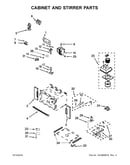 Cabinet and stirrer parts