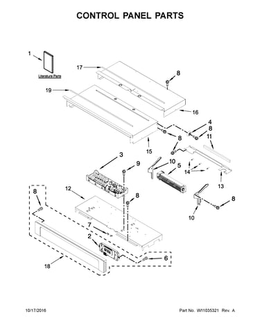 Control panel parts
