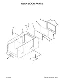 Oven door parts