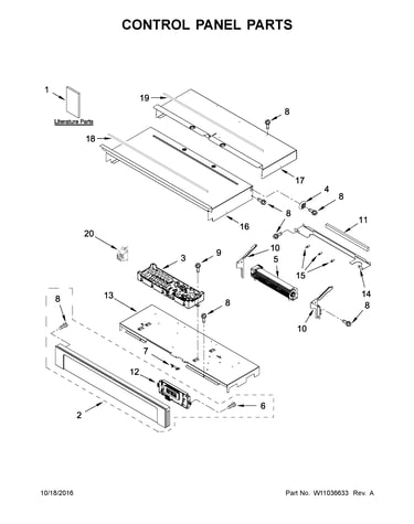 Control panel parts