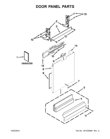 Door panel parts