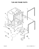 Tub and frame parts