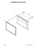 Freezer door parts