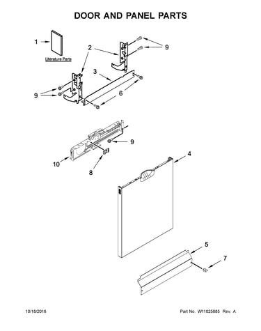 Door and panel parts