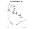 Amana ADB1700ADB3 upper wash and rinse parts diagram