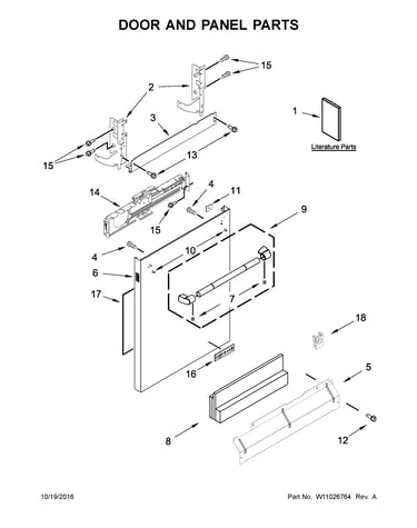 Door and panel parts