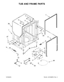 Tub and frame parts