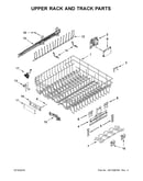 Upper rack and track parts