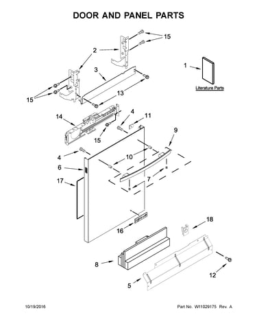 Door and panel parts