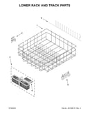 Lower rack and track parts