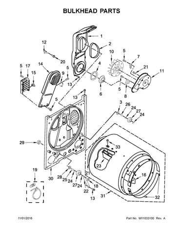 Bulkhead parts