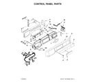 Maytag MHN33PDCWW1 control panel parts diagram