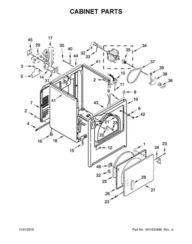 Cabinet parts